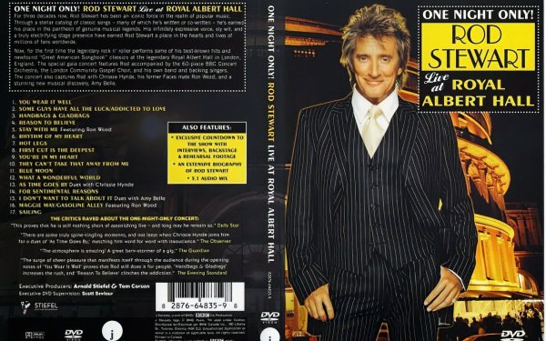 [流行摇滚 Pop Rock] 洛·史都华 Rod Stewart - One Night Only - Live At Royal Albert Hall 2004：摇滚铁嗓邂逅大乐团，皇家阿尔伯特一夜