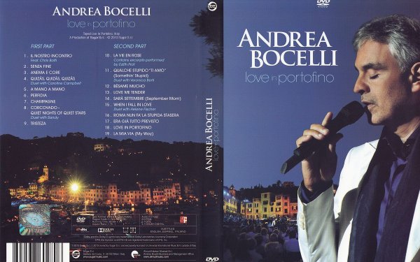 [古典跨界 Classical Crossover] 安德烈·波切利 Andrea Bocelli - Love in Portofino 2013：波托菲诺港的星光情书，小号与弦乐交织的浪漫一夜