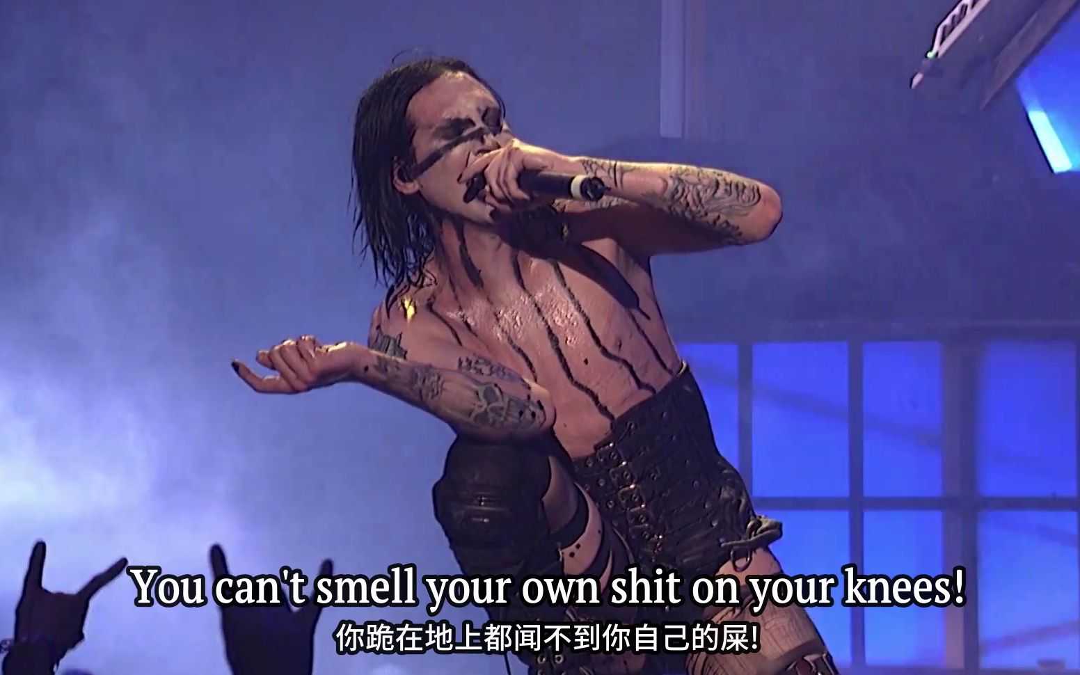 [Industrial Metal, 工业金属] 玛丽莲·曼森（Marilyn Manson）- Guns, God and Government - Live in L.A. 2001：工业金属视觉盛宴的蓝光升级版